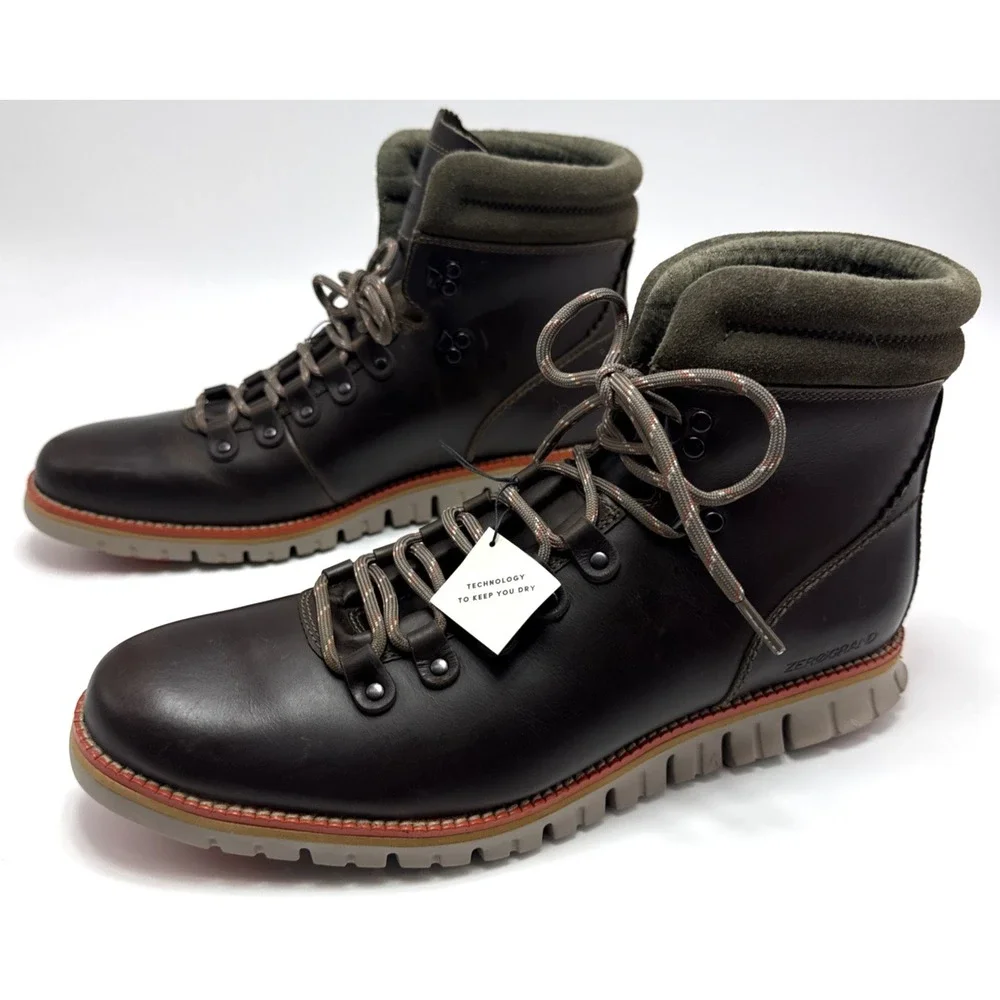 Cole Haan ZeroGrand Mens Size 11 M Waterproof Hiker Boot Lace Up